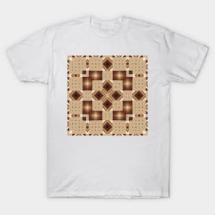 Earthy Tones Geometric T-Shirt